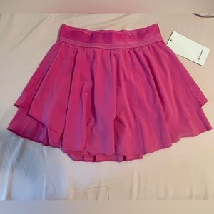 Lululemon- Court Rival HR Skirt *Long- Size: 4 - Color: Sonic Pink.
